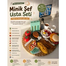 Gurme Şef Seti / 3D Mutfak Oyuncakları