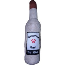 Kawin Waowpets Animal Products Bottle Toy, Köpek Oyuncağı, Kedi Oyuncağı, Peluş Oyuncak (Beyaz)