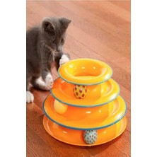 Kawin Mucapet Tower Of Tracks Toplu Yuvarlak Kedi Oyuncağı Kedi Eğlencesi 545986452