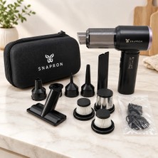 Veraura Lifestyle Şarjlı El Tipi Araç Süpürgesi ve Hava Üfleyici 12000PA 80W (2-In-1)