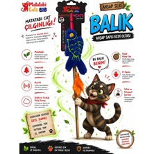 Kawin Matatabi Cats Olta Balık (Hışırtılı,çıngıraklı,matatabi Li,muhteşem Kumaşlı Kedi Oltası)