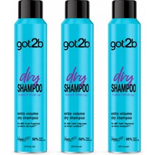 GOT2B Fresh It Up Extra Volume Kuru Şampuan 3 x 200 ml