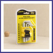Bezos Alyan Anahtar Seti 9 Parça Kısa Düz (1.5?10 Mm) Mrl