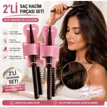Rowenarose 2’li Saç Hacimlendirme ve Krepe Fırçası Seti – Ince Uçlu Saç Şekillendirme Tarağı