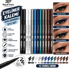 Rowenarose 12Lİ Yağlı Eyelıner Kalem Seti