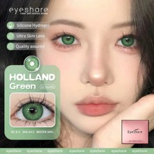 Rowenarose Holland Green 12 Ay Kullanım Süreli 1 Yıllık Solüsyon ve Lens Kabı Hediyeli