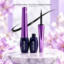 Rowenarose Siyah Likit Eyeliner Ince Uclu ve Belirgin Görünüm
