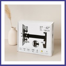 Bezos Hareketli Tv Duvar Askısı 27-42 Inç 20KG 180° Mrl