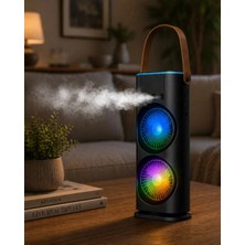 İlkyaz Fashion Ifk Çift Fanlı Nemlendiricili Masaüstü Soğutucu USB Girişli Sessiz Serinletici