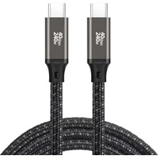 İlkyaz Fashion Hızlı Şarj Usb4 Kablo 1 Metre 240W 40GBPS Veri Aktarımı