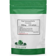 Eco-Vits High Immunoglobulin Colostrum 500MG - 120 Tablet