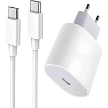 İlkyaz Fashion Hızlı Şarj Aleti 25W Iphone 15 Pro Max Uyumlu Set