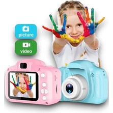 İlkyaz Fashion Mini Pembe Çocuk Kamerası 1080P Hd 2.0 Inç Ekran