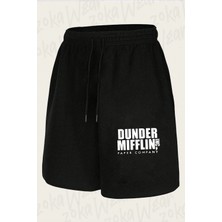 Zoka Wear Dunder Mifflin Paper Company The Office Dizi Baskılı Şort Unisex