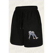 Zoka Wear Genc Sevgililer Baskili Kisa Baskılı Şort Unisex
