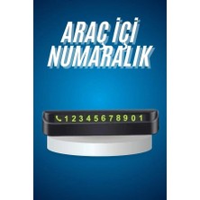 İlkyaz Fashion Fosforlu Araç Içi Numaratör 1 Adet Oto Cam Kartı