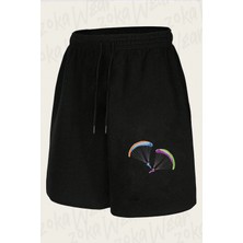 Zoka Wear Yamac Parasutu - Paragliding2 Baskılı Şort Unisex