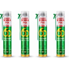 4 Adet S937 Somafix 60 Saniye Yapıştırıcı Köpük