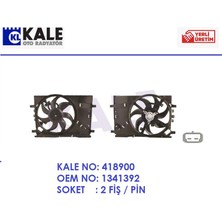 Fan Motoru Corsa d Punto 2 99+ Grande Punto Evo Punto 3 Klimasız 1,0 1,2 1,4 Çap: 390MM 1341392 Kale 418900