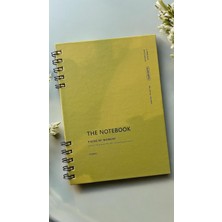 OEM Spiralli 80 Yaprak Çizgisiz A5 Defter, Not Defteri, Okul Defteri, 4 Farklı Renk Seçeneği (03 Olive Green)