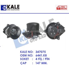 Kale Kalorifer Motoru Peugeot 106 2 1996+ Citroen Saxo Xsara Tüm Motor Tipleri 6441.K8 347075