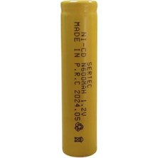 İlkyaz Fashion Ifk 1.2V 600 Mah - N Boy - Ni-Cd Şarjlı Pil - (Başsız / Flat Head)
