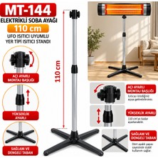 Minisan MT-144 Elektrikli Soba Için 110 cm Ayak Ufo Isıtıcı Ayağı