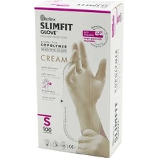 İlkyaz Fashion Ifk Reflex Slimfit Glove KOD-030 S Krem Pudrasız Muayene Eldiven 100LÜ