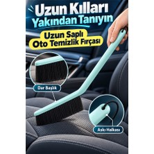Mucit Home Uzun Yumuşak Kıllı Çizmez Oto Koltuk Temizleme Fırçası Deri Koltuk Süpürgesi Masa Klavye