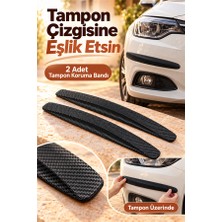 Mucit Home Araçlar Için Dayanıklı 2 Adet Esnek Tampon Koruma Bandı Çizik Darbe ve Mini Hasar Çarpma Önleyici