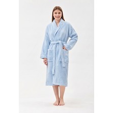 Anılsan Şalyaka Bornoz Beyaz %100 Pamuk Unisex Spa Için Ideal Kadın/Erkek