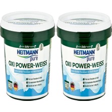 Heitmann Pure Oxi Power-Weiss Beyazlar Için Toz Leke Çıkarıcı 2 x 500 G