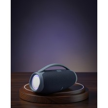 Lims Store Taşınabilir Suya Dayanıklı LED Efektli Bluetooth Hoparlör UCZZZBOMBOX3PROMAVİ-1
