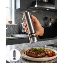 Lims Store Pilli Işıklı Baharat Değirmeni Uczzzbaharatöğütücüüüüüü-6