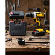 Lims Store Şarjlı Matkap Seti 24W Motorlu Çift Bataryalı Uuczmatkapseti3