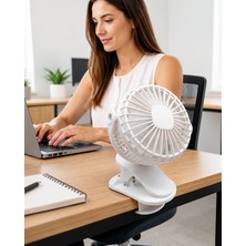 Lims Store Mandallı 360° Ayarlanabilir Mini Vantilatör UCZZAF01VANTİLATÖR-2