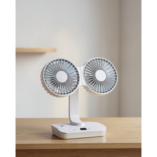 Lims Store Çift Kafalı Sessiz USB Şarjlı Fan UCZZZSP01FAN