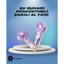 Lims Store Su Sisi Püskürtmeli Taşınabilir El Fanı – Çocuk ve Öğrencilere Uygun, Kamp ve Seyahat Için
