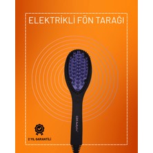 Lims Store Ptc Seramik Isı Ayarlı Saç Düzleştirme Fırçası – Siyah