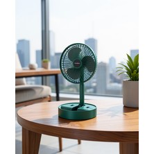 Lims Store Katlanabilir Şarjlı Mini Fan 3 Kademeli Hız Ayarlı