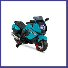 Bezos 438A XMX-316 Ledli Akülü Motor 12 Volt Turkuaz · Renk: Turkuaz Mrl