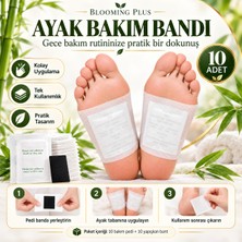 Blooming Plus Ayak Bakım Bandı 10 Adet – Gece Kullanımına Uygun, Pratik Uygulama