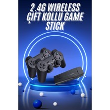 Lims Store Retro Game Stick Çift Kol Kablosuz Atari Oyun Konsolu 2.4g Uyumlu