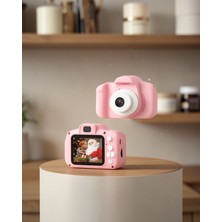 Lims Store Mini 1080P Hd Çocuk Kamera Pembe 8mp Tf Kart Destekli Xuczzzçocukkamerası