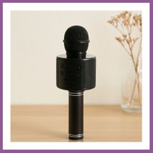 Bezos Kablosuz Karaoke Mikrofon Hoparlör (Usb/tf/aux, 800MAH) Rengaren