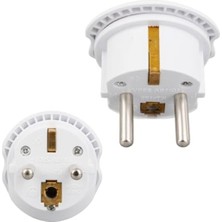 Myg Plus 16A 250V Seyahat Adaptörü, Kompakt Tasarım ile 2 Adet