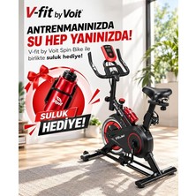 V-Fit By SB100 Pro Spin Bike Kondisyon Bisikleti Nabız Ölçerli, Direnci Ayarlanabilir Suluk Hediyeli