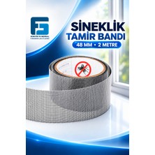 Yapışkanlı Sineklik Tamir Bandı Gri 48 mm x 2 Metre