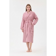 Anılsan Şalyaka Bornoz Beyaz %100 Pamuk Unisex Spa Için Ideal Kadın/Erkek
