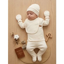 Guay Style %100 Pamuk Unisex Krem Rengi Raporlu Armalı Hastane Çıkışı